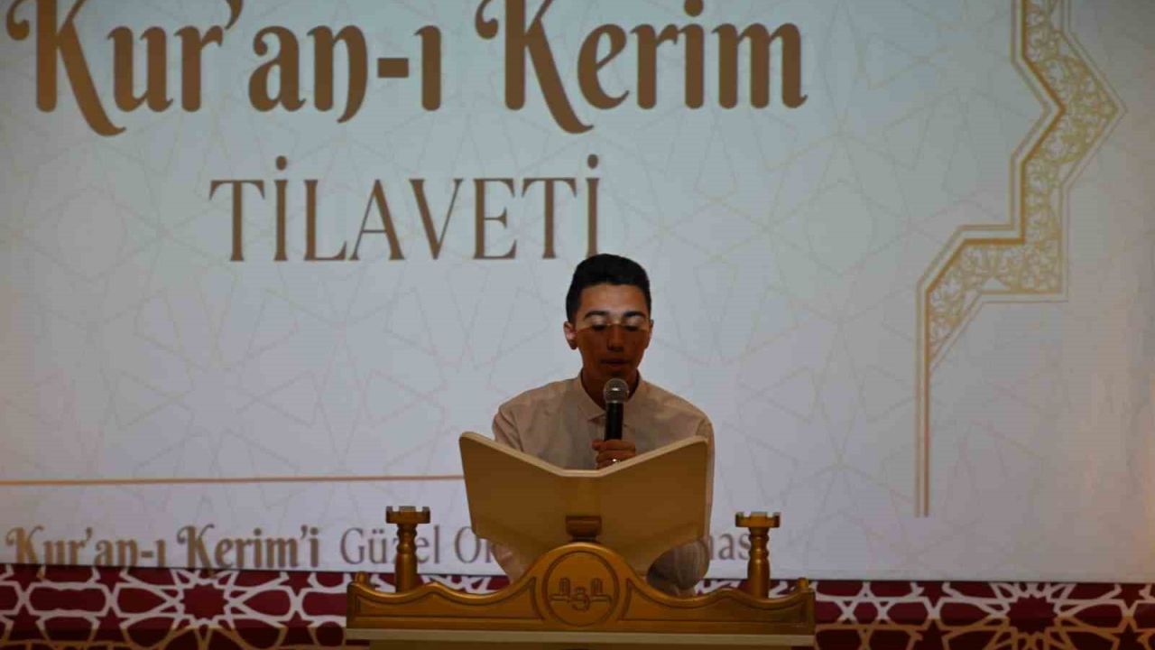Aydın’da, Kur’an-ı Kerimi Güzel Okuma Yarışması Bölge Finali yapıldı