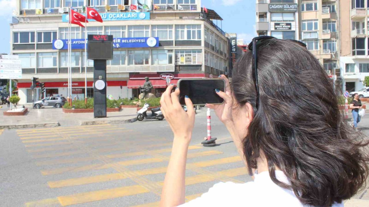 Aydın’da sıcaklar aniden  yükseldi, termometre 42 