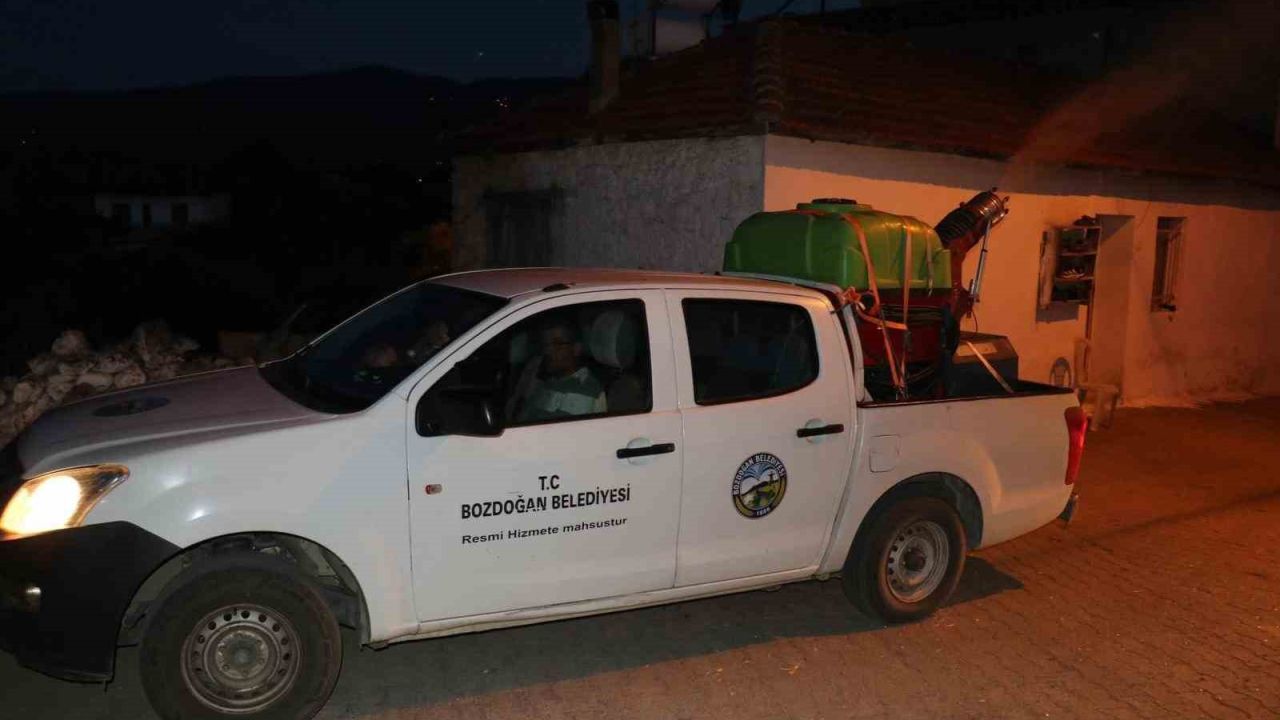 Bozdoğan’da sivrisinekle mücadele başladı