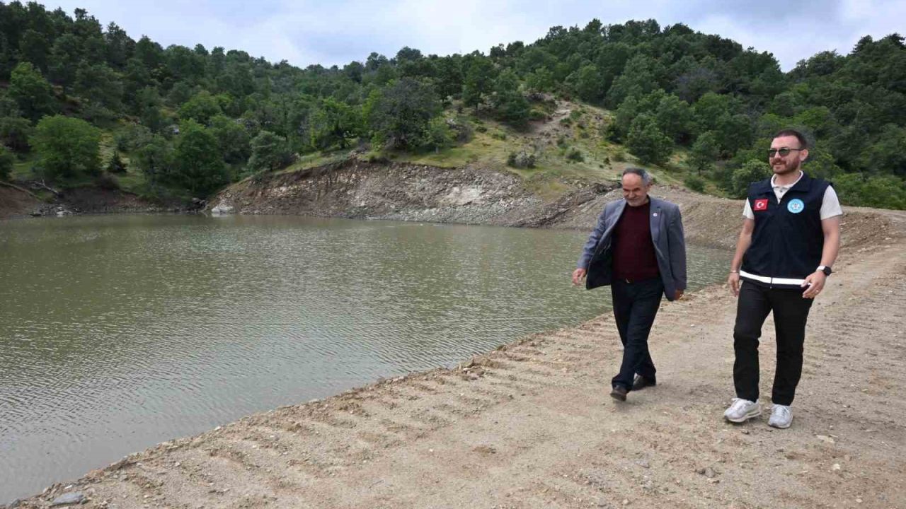Çiftçinin su kaynağı yeniden hayat buldu