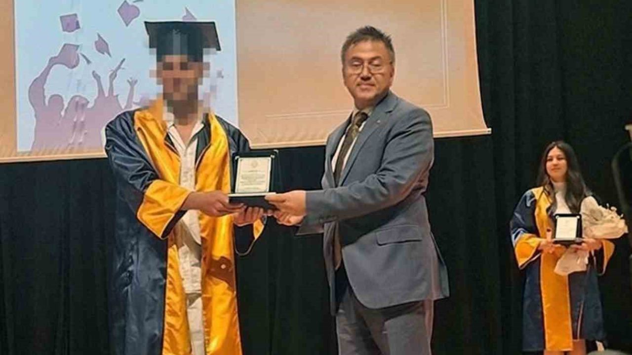 Demir parmaklıklar ardında fakülte birinciliğine