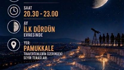 Denizli Bilim Merkezinden gökyüzü tutkunlarına özel etkinlik