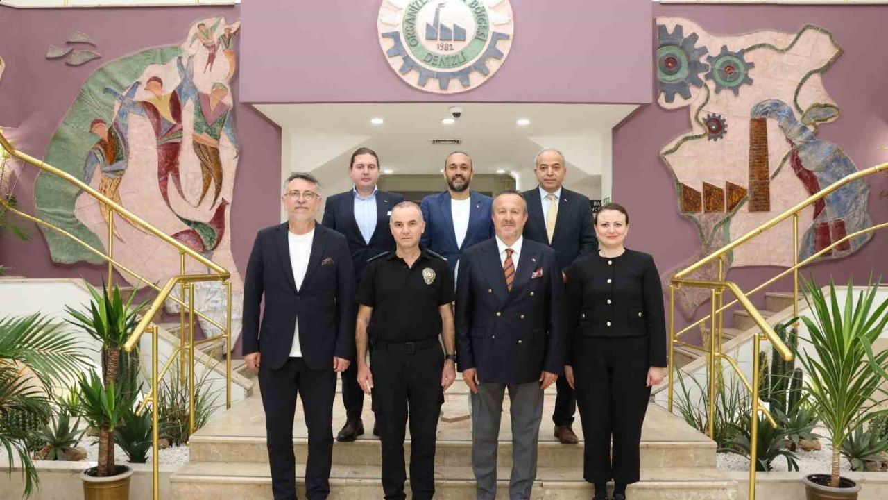 Denizli İl Emniyet Müdürü Sağdıç’tan Denizli OSB Yönetimine tebrik ziyaret etti