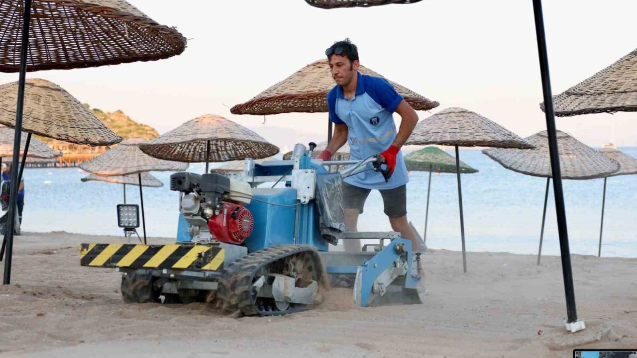 Didim’de plajlar düzenleniyor