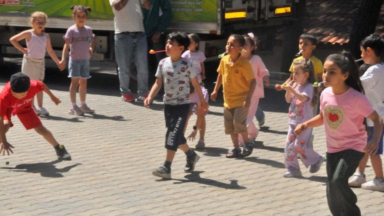 Hem piknik yaptılar hem yarıştılar