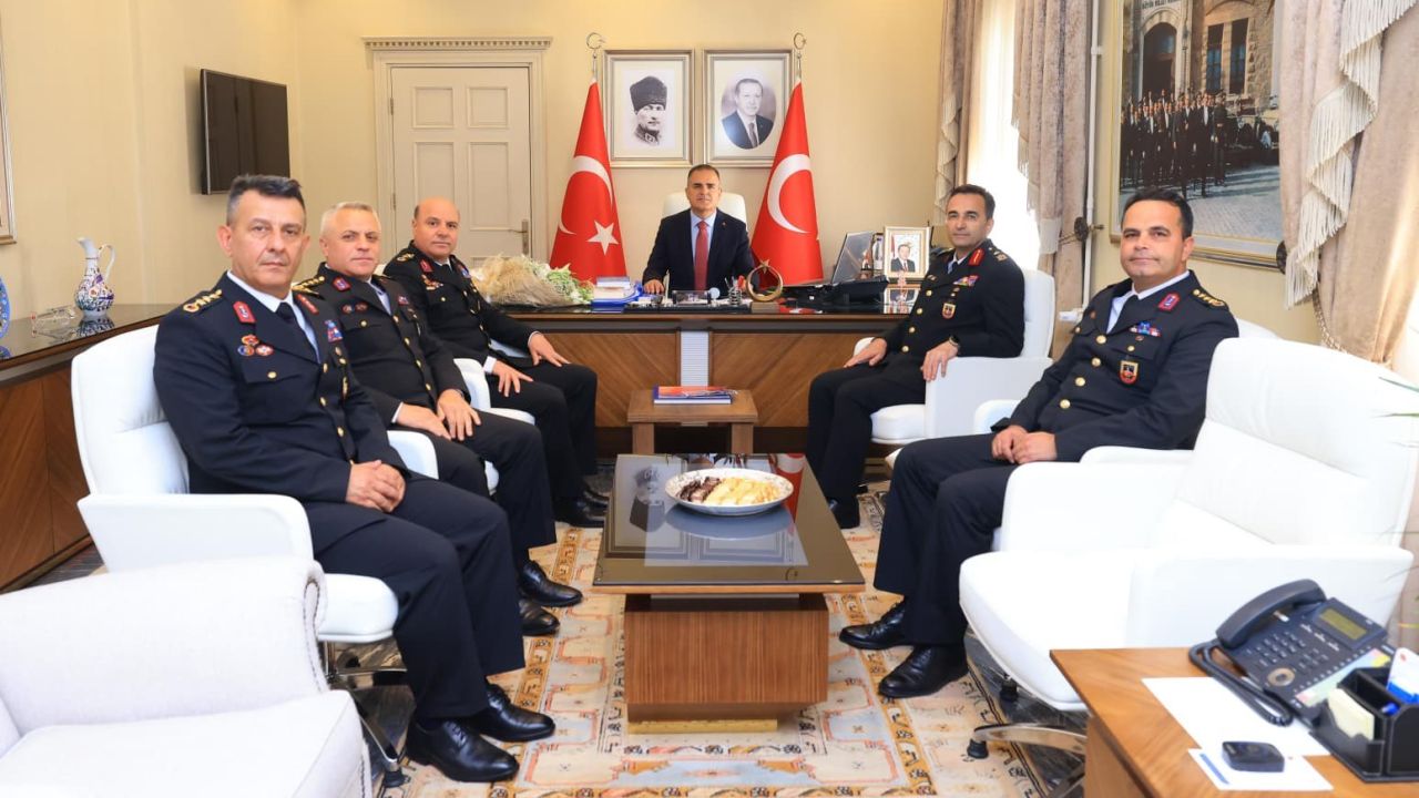 Muğla Valisi Akbıyık, Jandarma’yı ağırladı