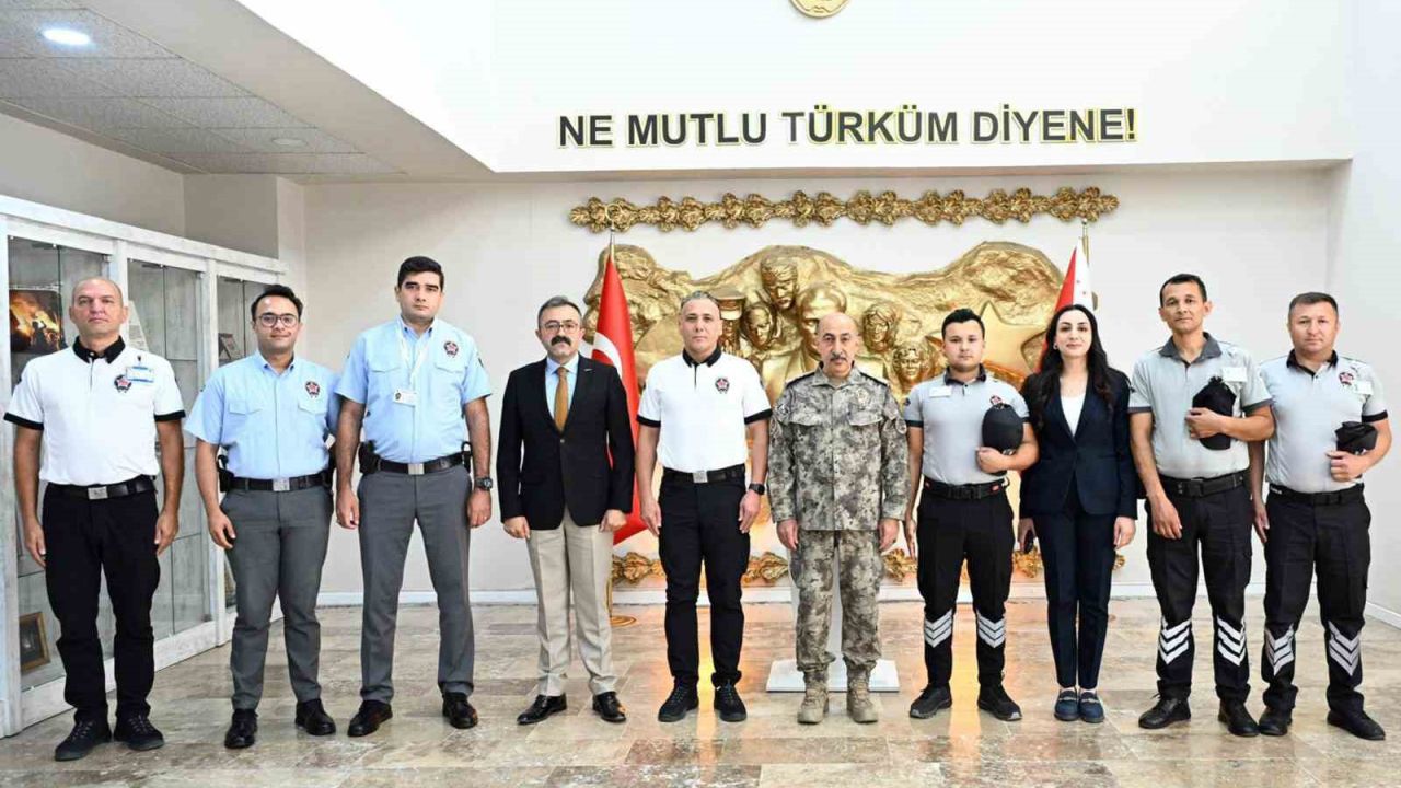 Özel Güvenlikçilerden İl Emniyet Müdürü Karadeniz’i ziyaret