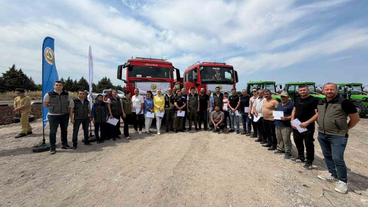 SODOS’un yangın kahramanları sertifikalarını aldı