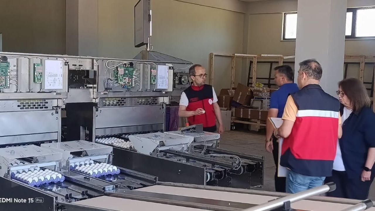 Tavşanlı’da yumurta paketlemede yeni dönem