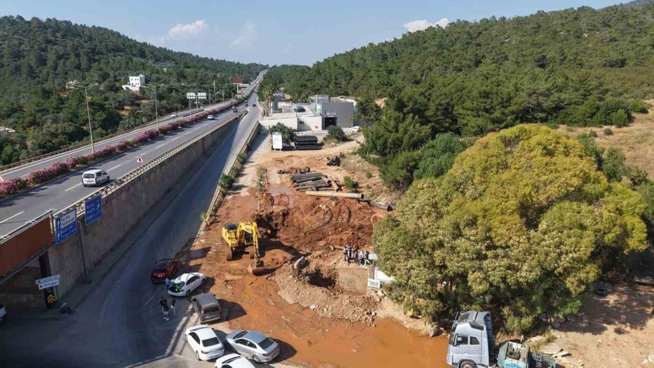 Torba ana depo hattı üçe ayrılarak Bodrum geneli s