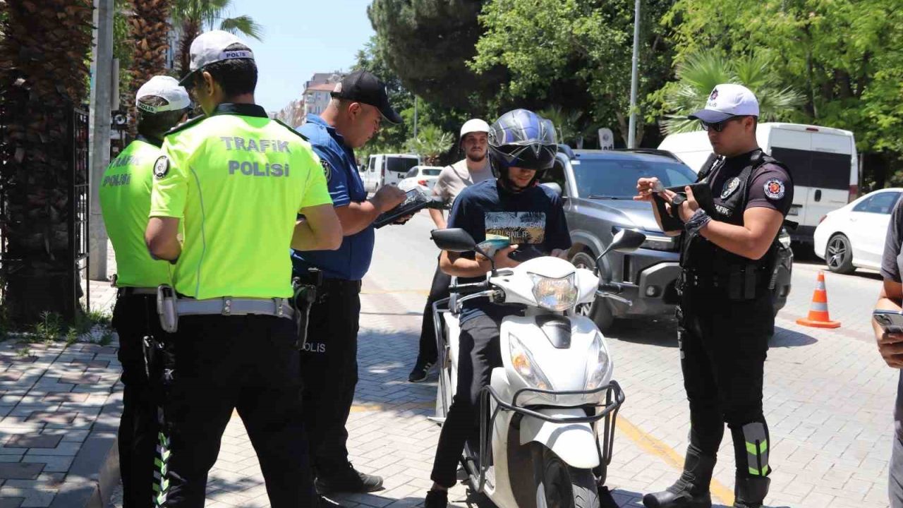 Turgutlu’da yaz aylarının gelmesiyle kask denetiml