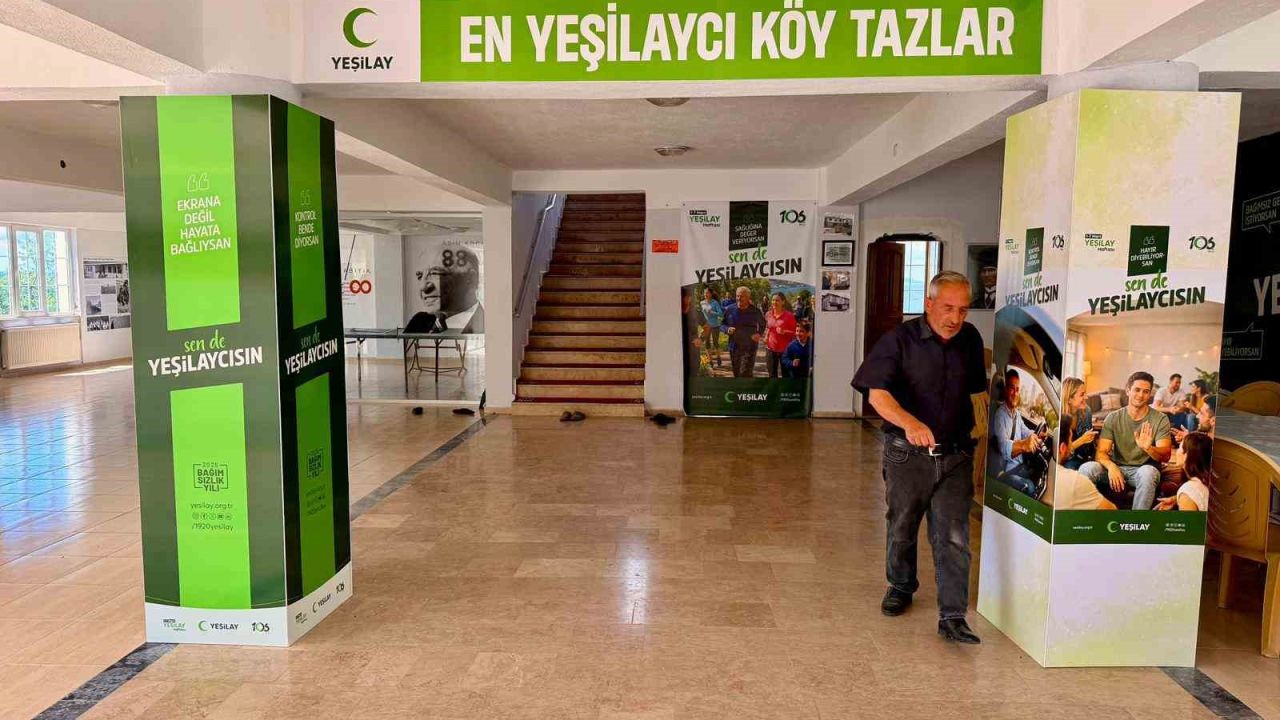 Türkiye’nin en Yeşilay’cı köyü yaşam tarzıyla dikkat çekiyor