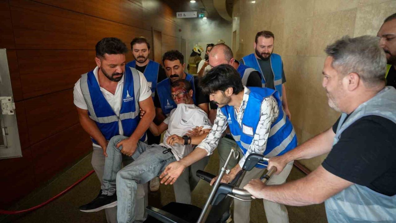 AASSM’de gerçeğini aratmayan tatbikat