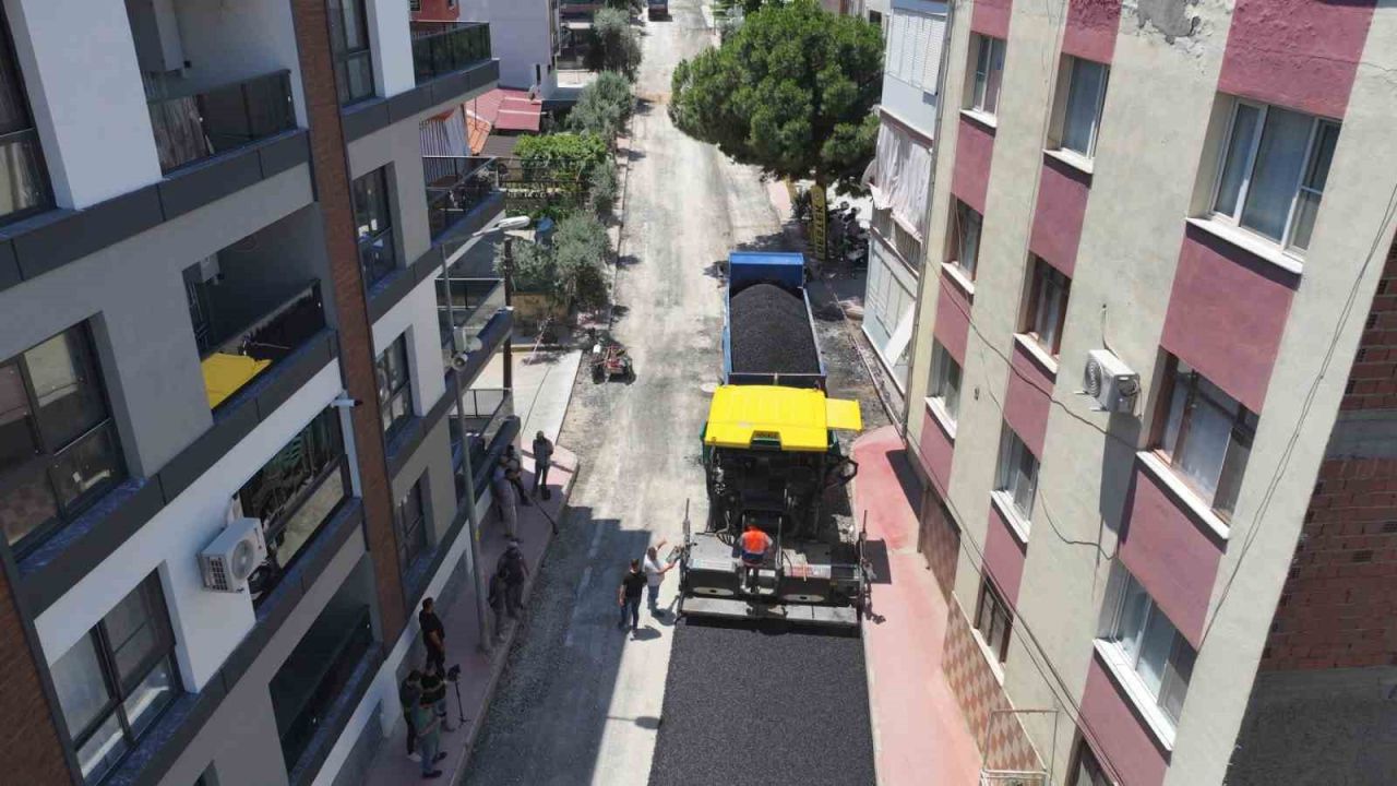 Alaşehir’de 3 bin tonluk asfalt hamlesi