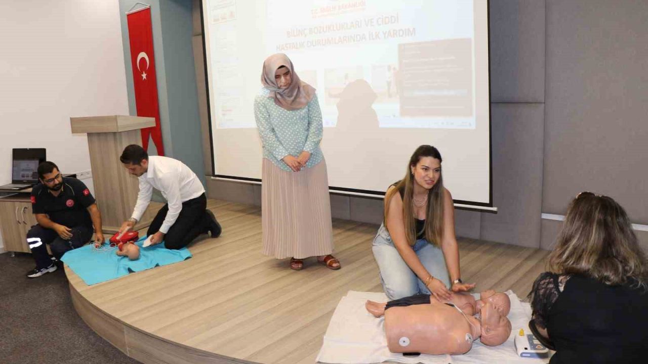Aydın Ticaret Odası üyeleri ilk yardım eğitimi aldı