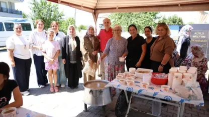 Başkan Kaya, Dereağzı Mahallesi’nde aşure hayrına katıldı