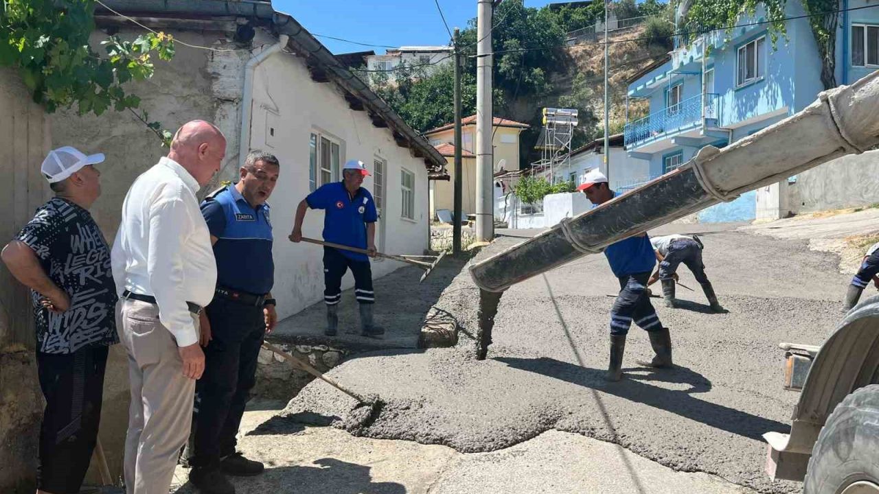 Başkan Kumral mahallerde yürütülen çalışmaları yerinde inceledi