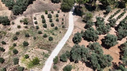 Bozdoğan Güvenir’de yol çalışması tamamlandı