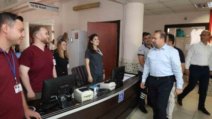 Bozdoğan’daki hastanede hizmetler değerlendirildi