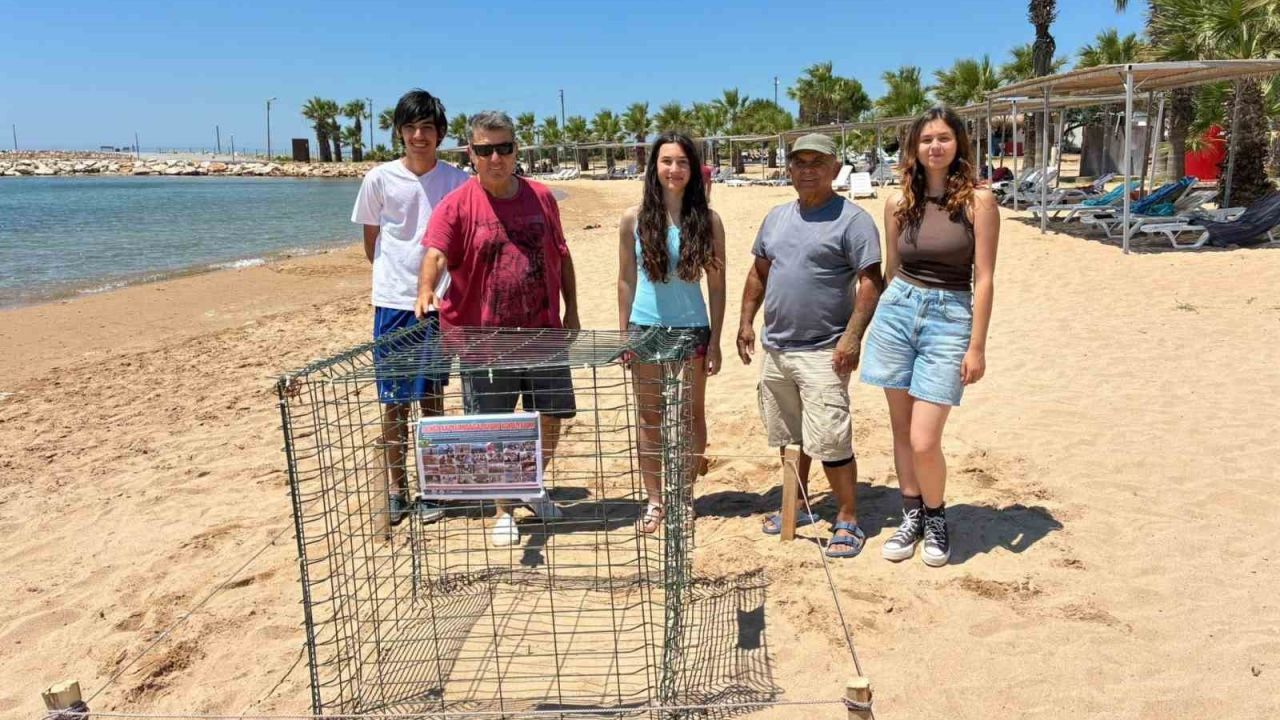 Caretta caretta yuvası koruma altına alındı