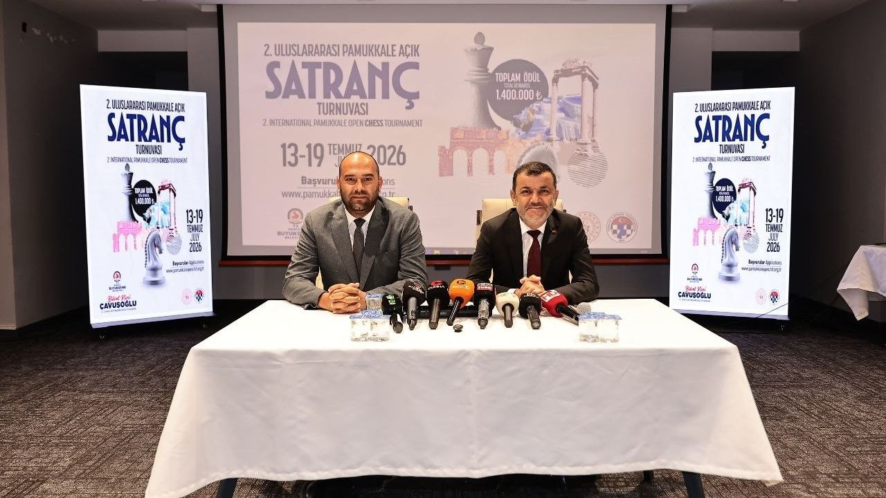 Denizli’de uluslararası satranç turnuvasında geri sayım başladı