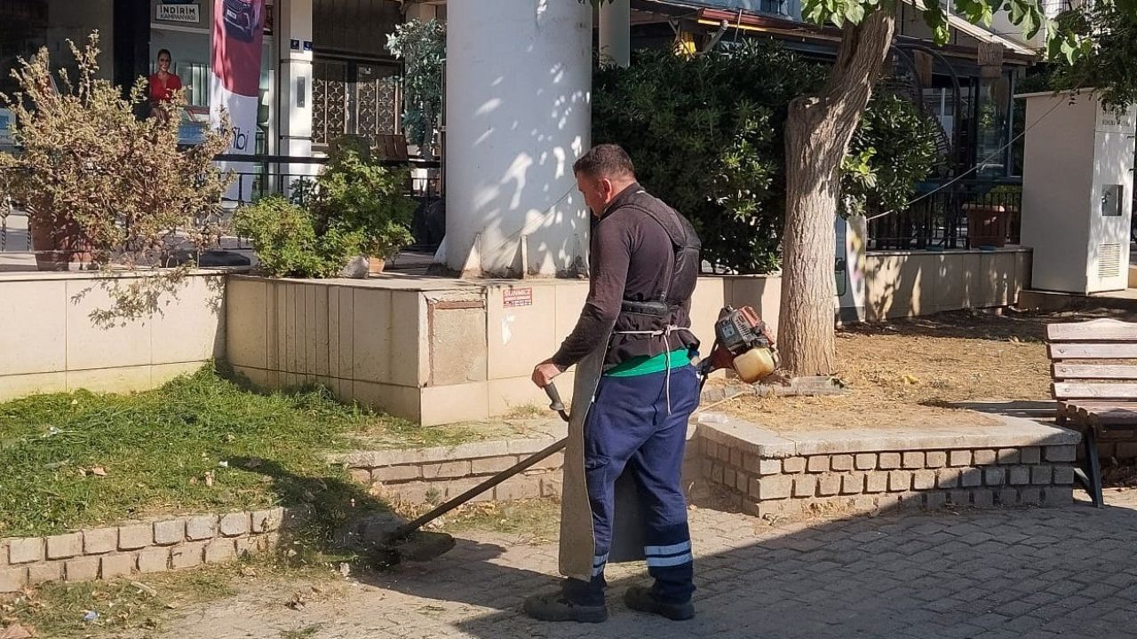 Efeler Belediyesi’nden yeşil alanlarda çalışma
