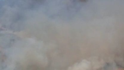 Hierapolis Antik Kent yakınında örtü yangını