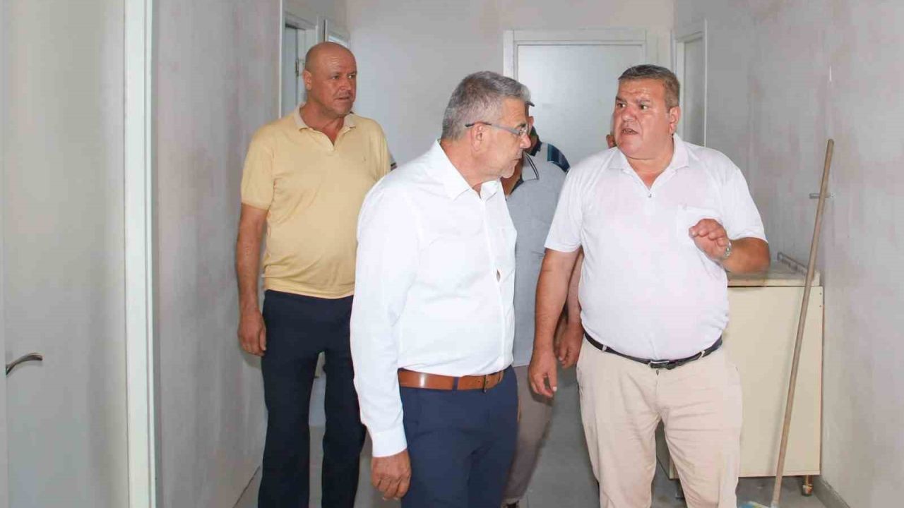 Ilıdağ Mahallesi’ndeki yeni sağlık ocağı hizmet binasında inceleme