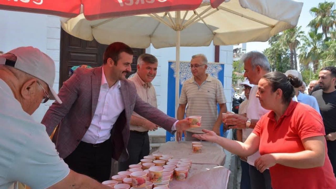 Köyceğiz’de aşure ikramına yoğun ilgi