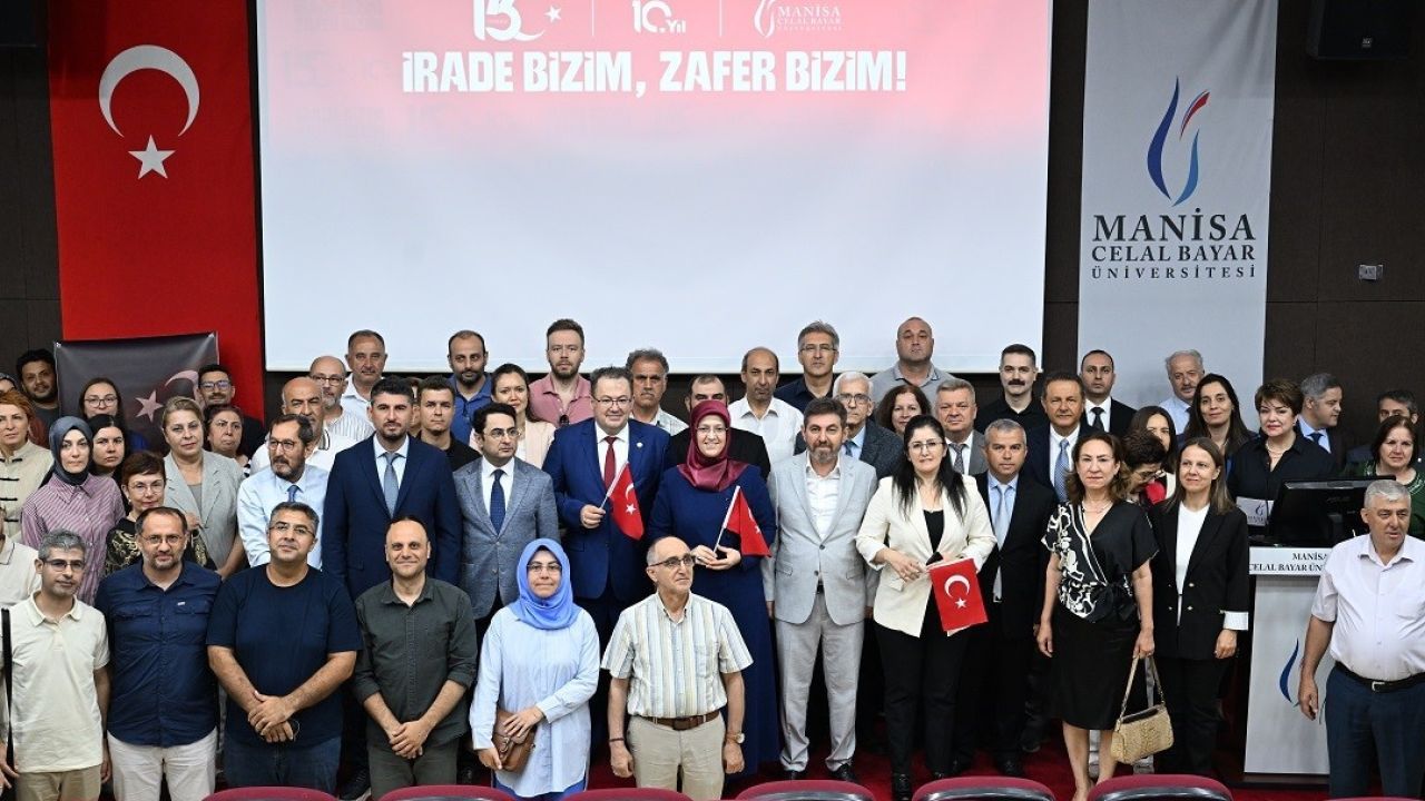 Manisa CBÜ’de 15 Temmuz anma programı gerçekleştirildi