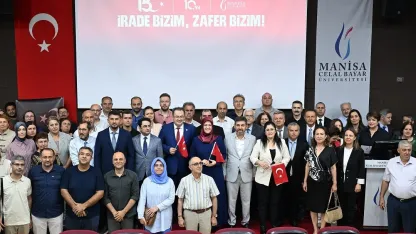 Manisa CBÜ’de 15 Temmuz anma programı gerçekleştirildi