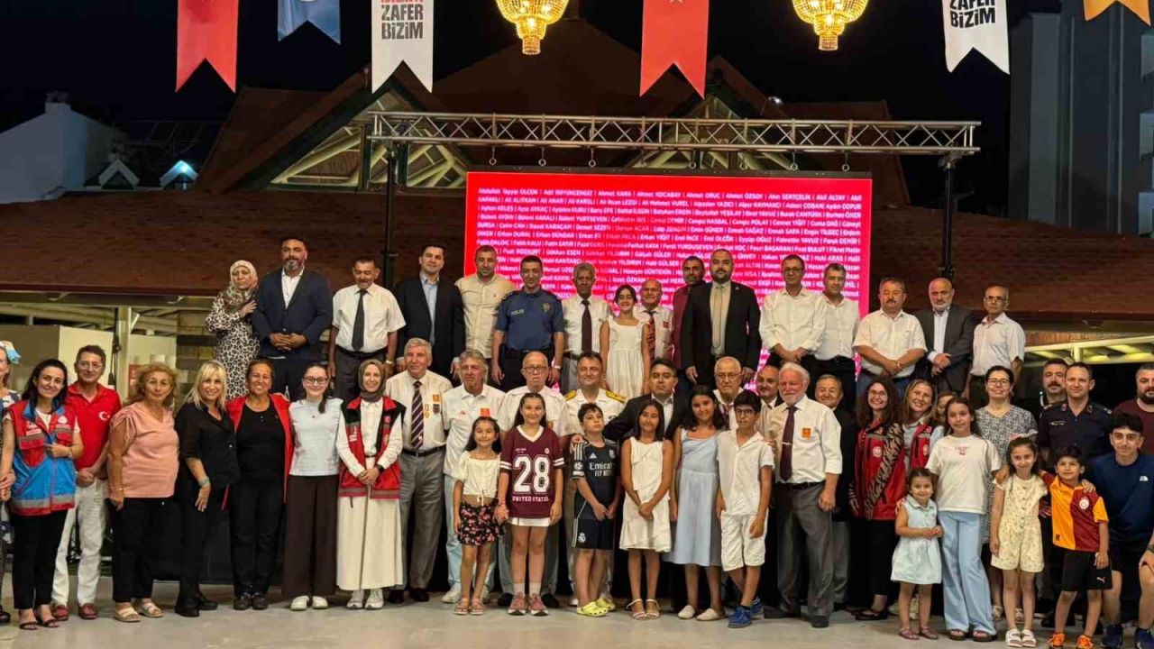 Marmaris’te 15 Temmuz Demokrasi Şehitlerini Anma Daveti düzenlendi