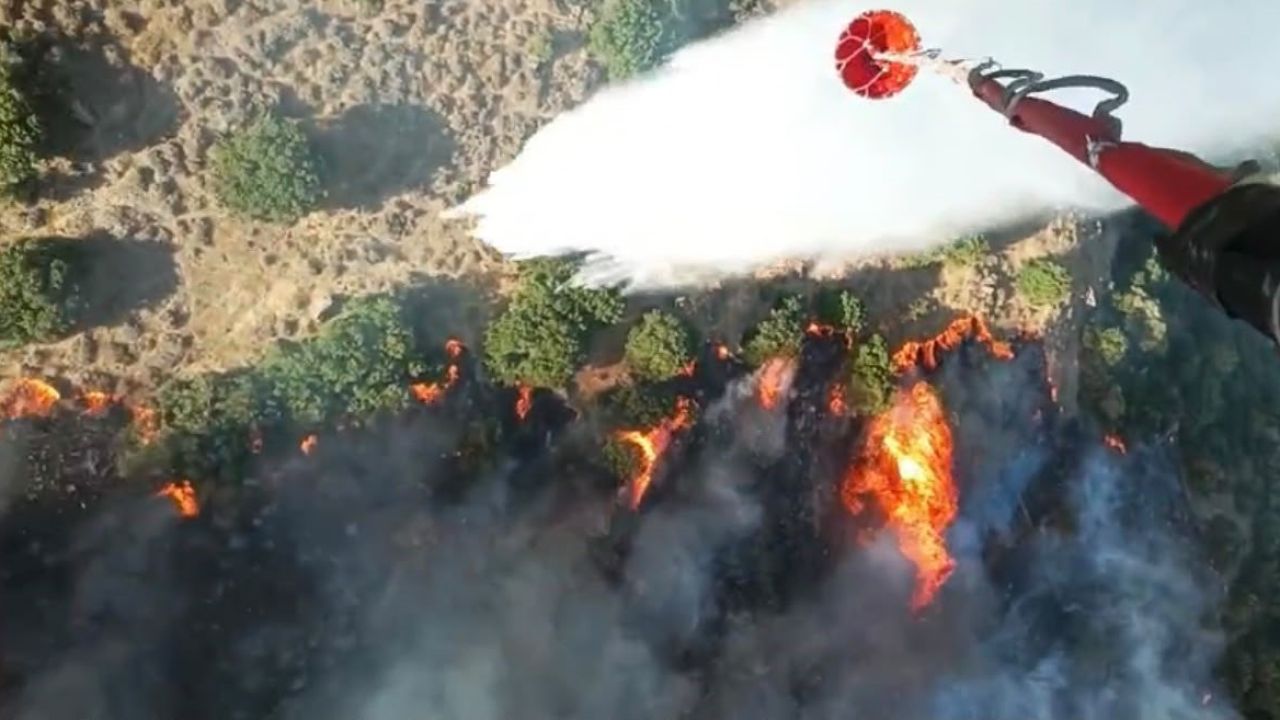 Menemen’deki yangın kontrol altında