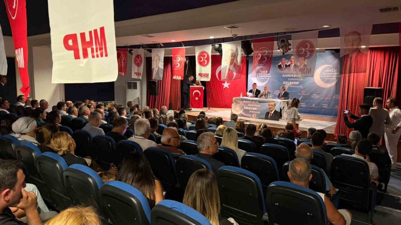 MHP Datça’da genel kurul heyecanı yaşandı