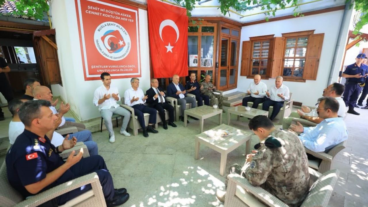 Muğla’da şehit yakınları ve gaziler aşure etkinliğinde bir araya geldi