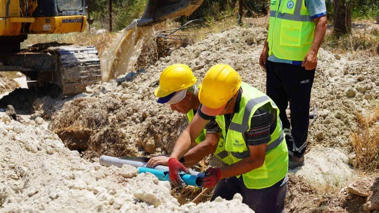 Seydikemer Gölbent’te İçme Suyu Altyapısı yenileniyor